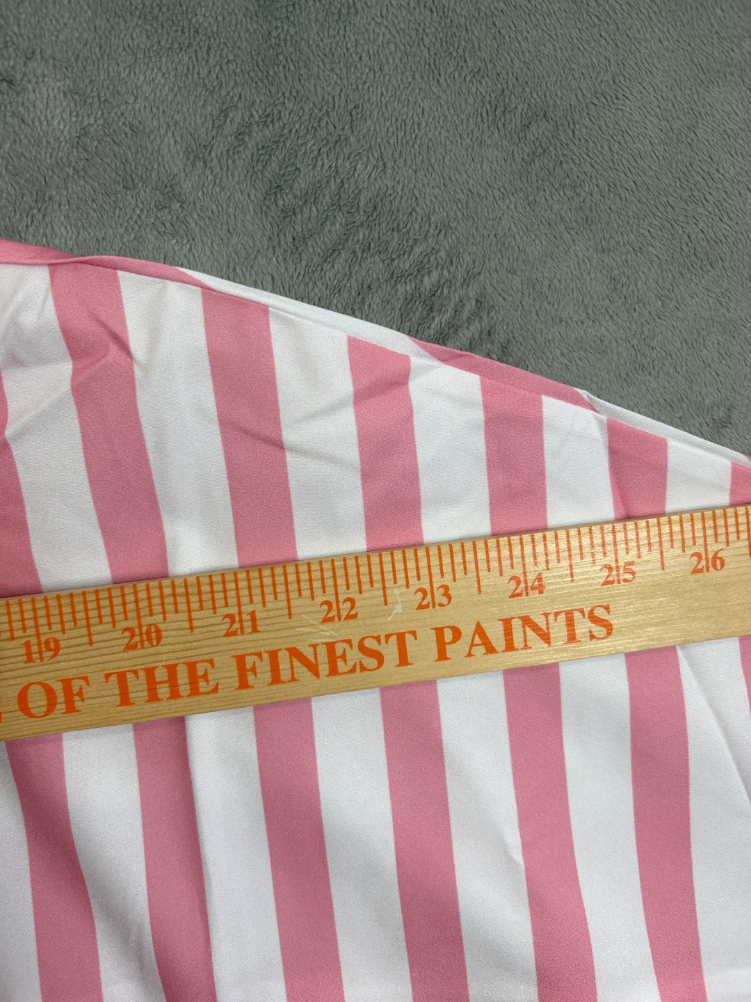 Pink and White Striped Button-Up Shirt - Size L - photo 2