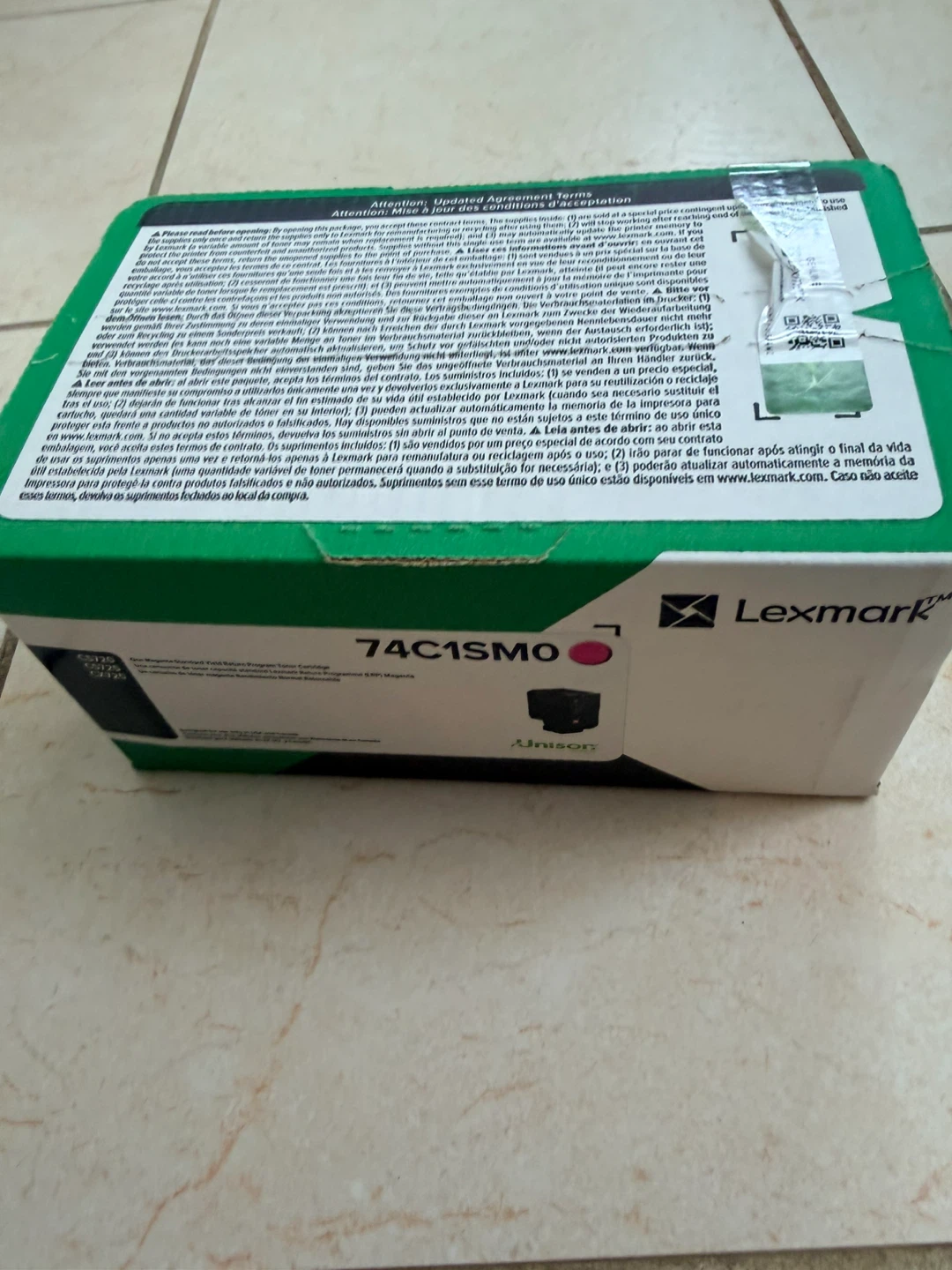 Lexmark 74C1SM0 Magenta Standard Toner Cartridge - photo 3