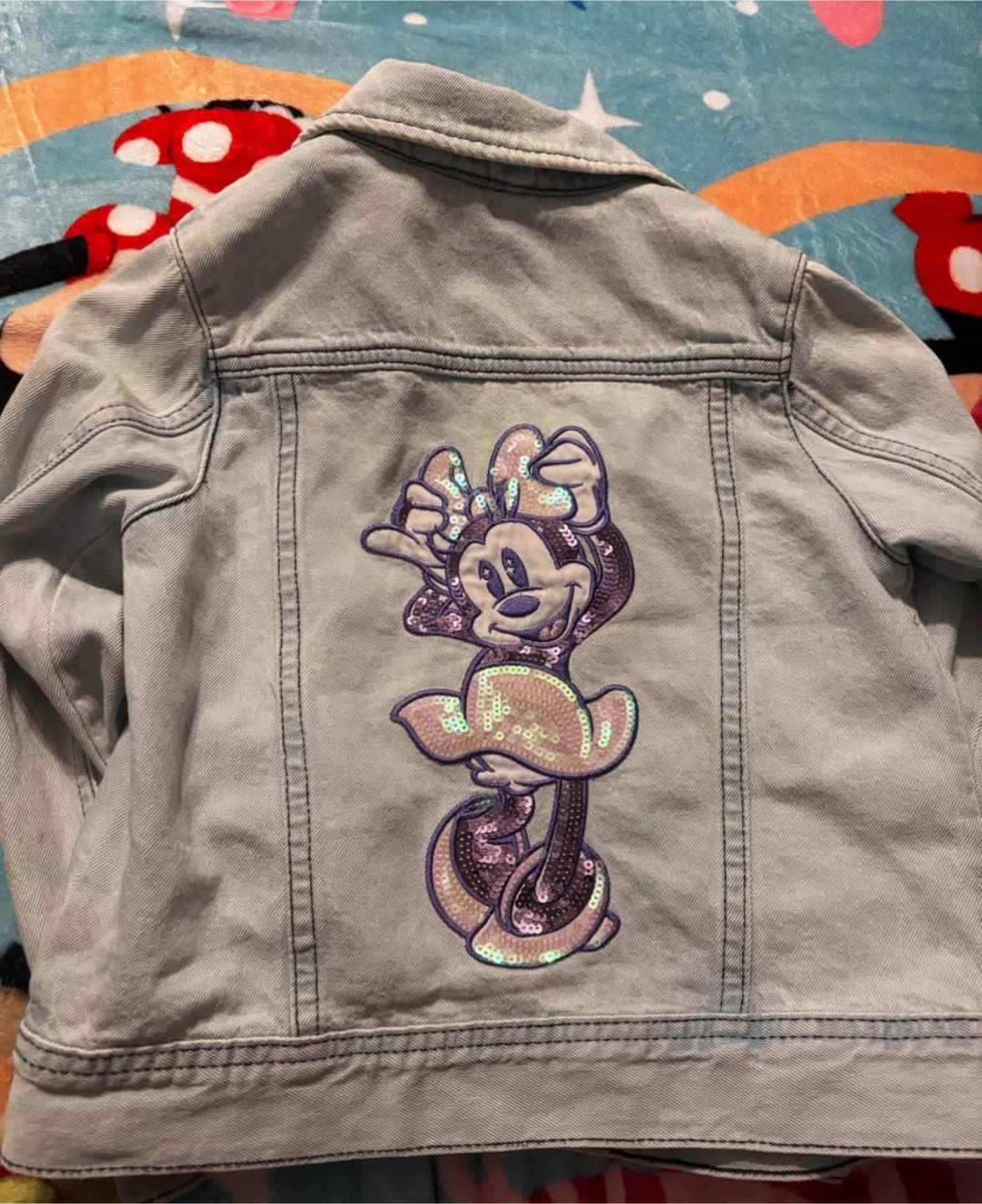 Girls Disney Minnie Mouse Denim Jacket