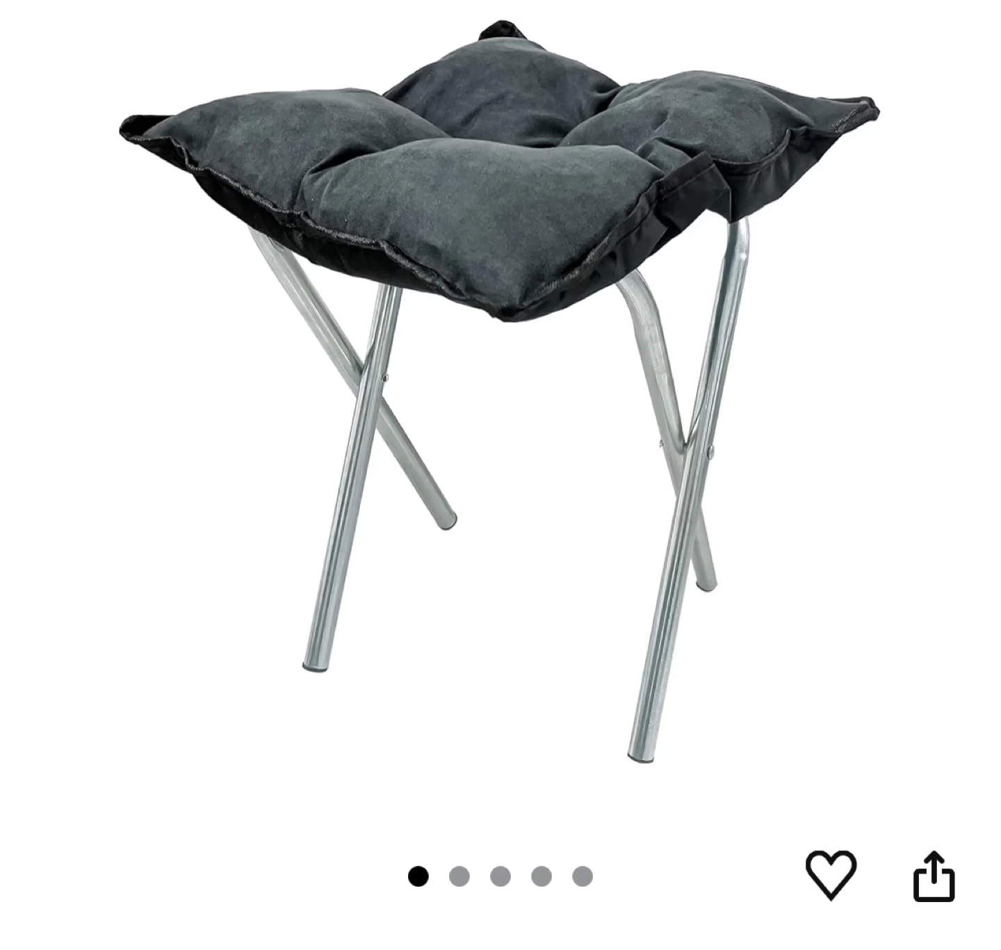 Padded Folding Stool