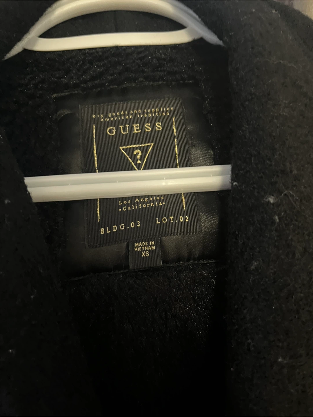 Guess Black Wool Blend Coat XS - photo 2