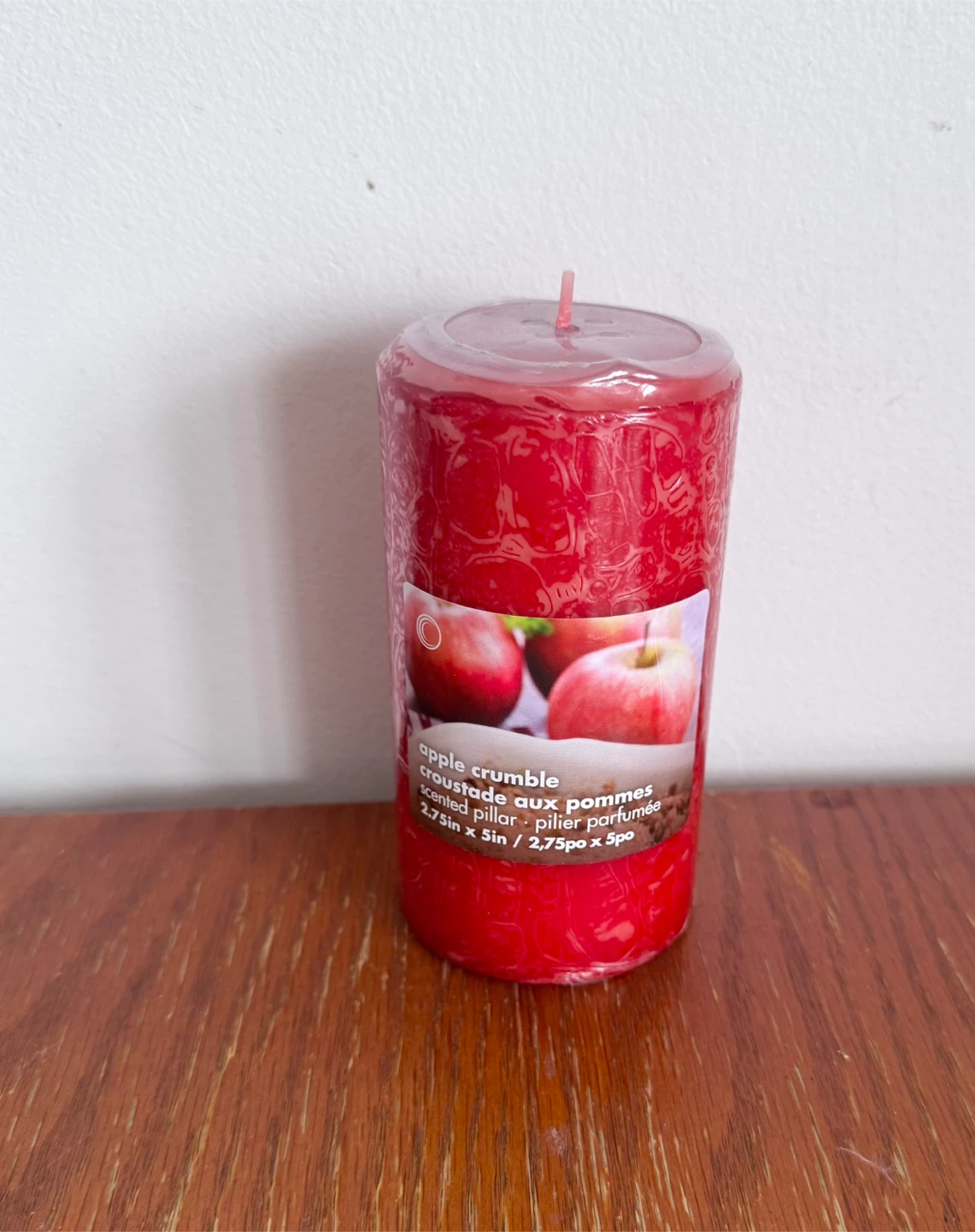 Apple Crumble Scented Pillar Candle - photo 2