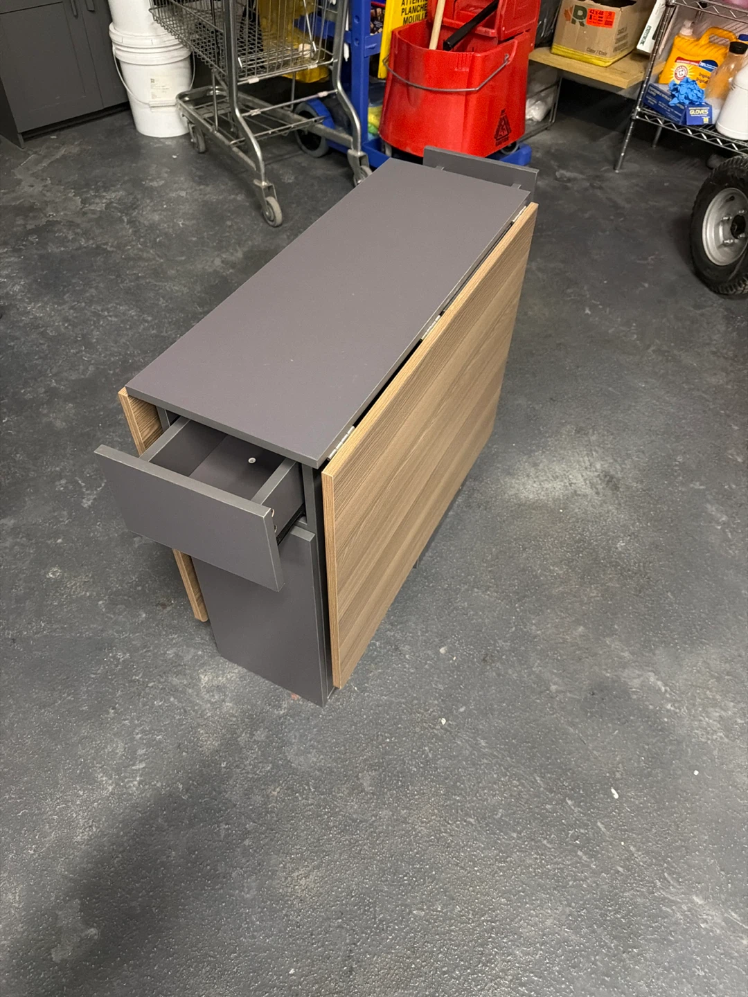 Extendable Dining Table with Storage - photo 4
