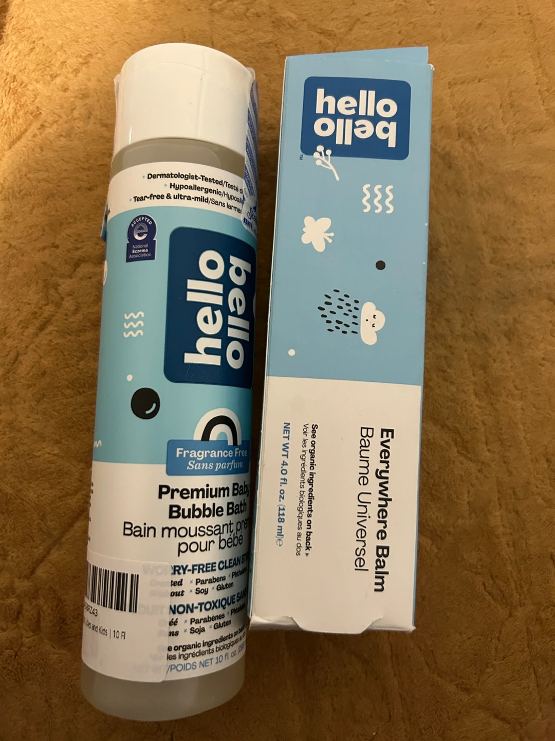 Hello Bello Premium Baby Bubble Bath & Everywhere Balm