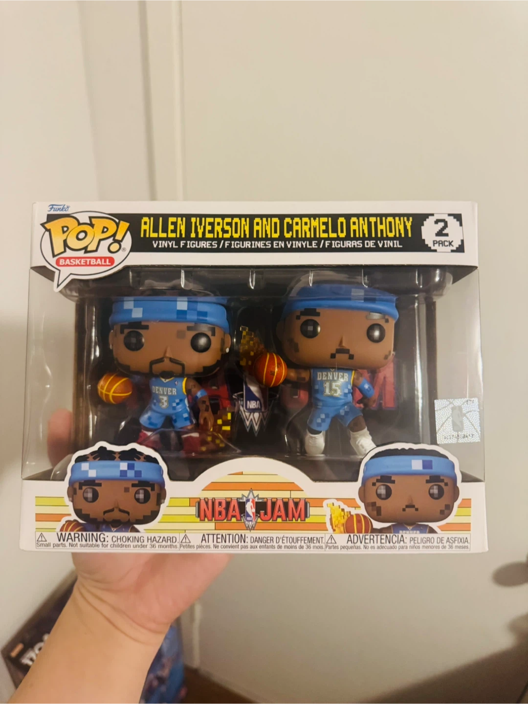 Funko Pop! Allen Iverson and Carmelo Anthony 2 Pack