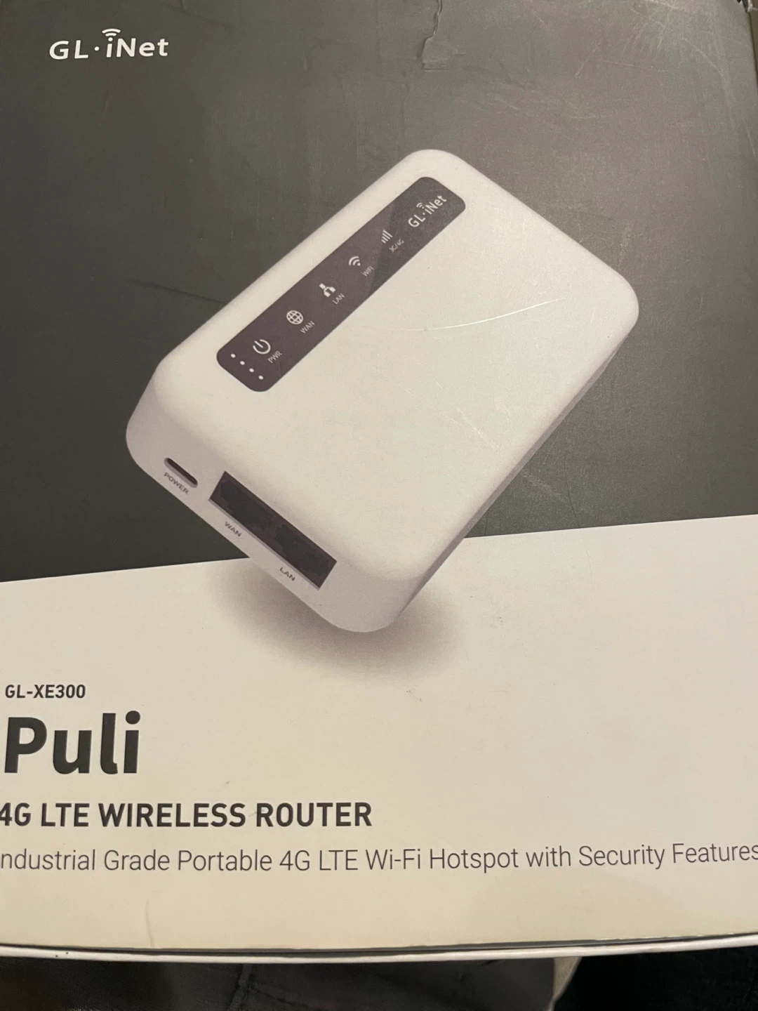 GL-iNet Puli GL-XE300 4G LTE Wireless Router