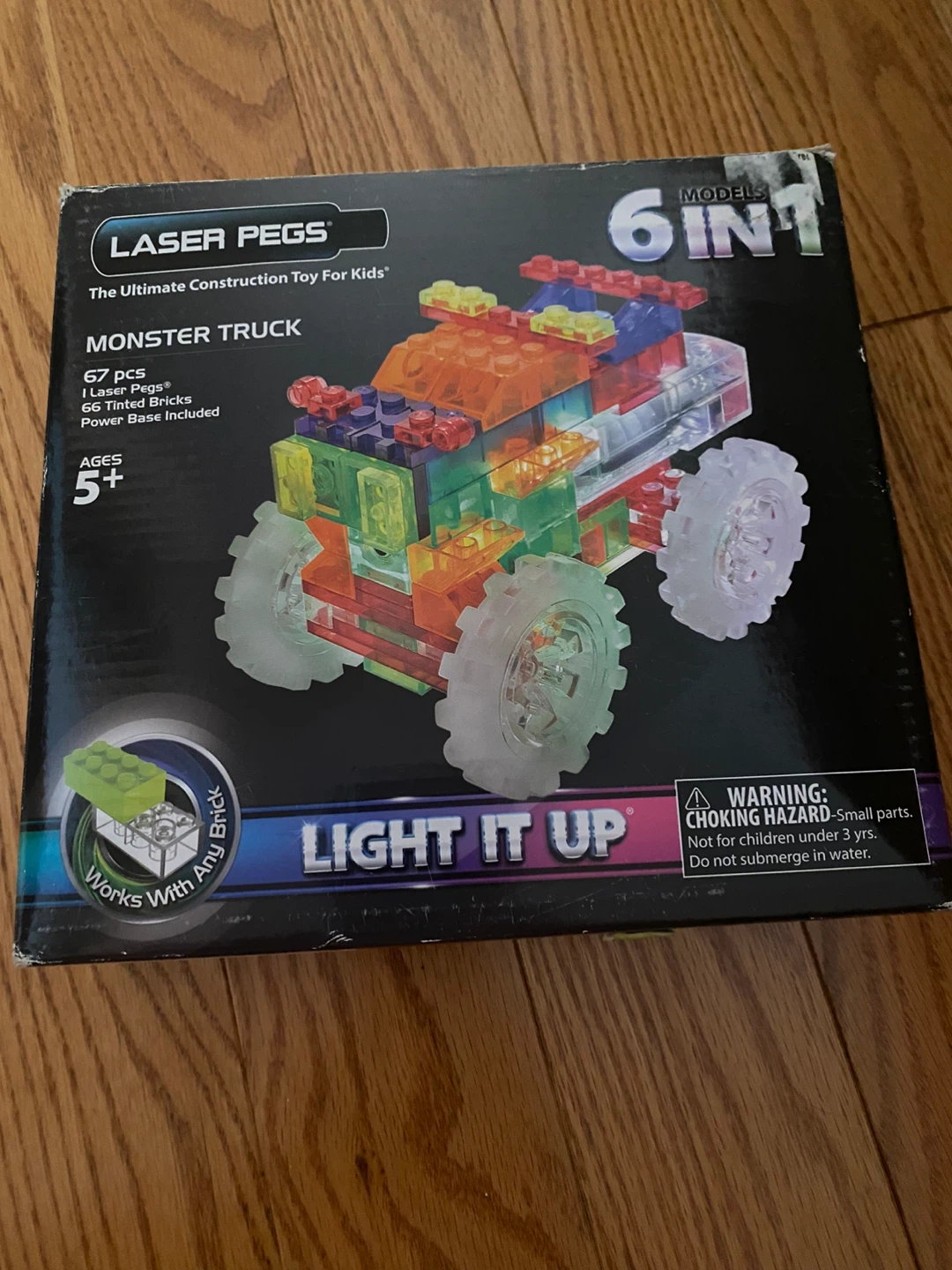 Laser Pegs Monster Truck Construction Toy