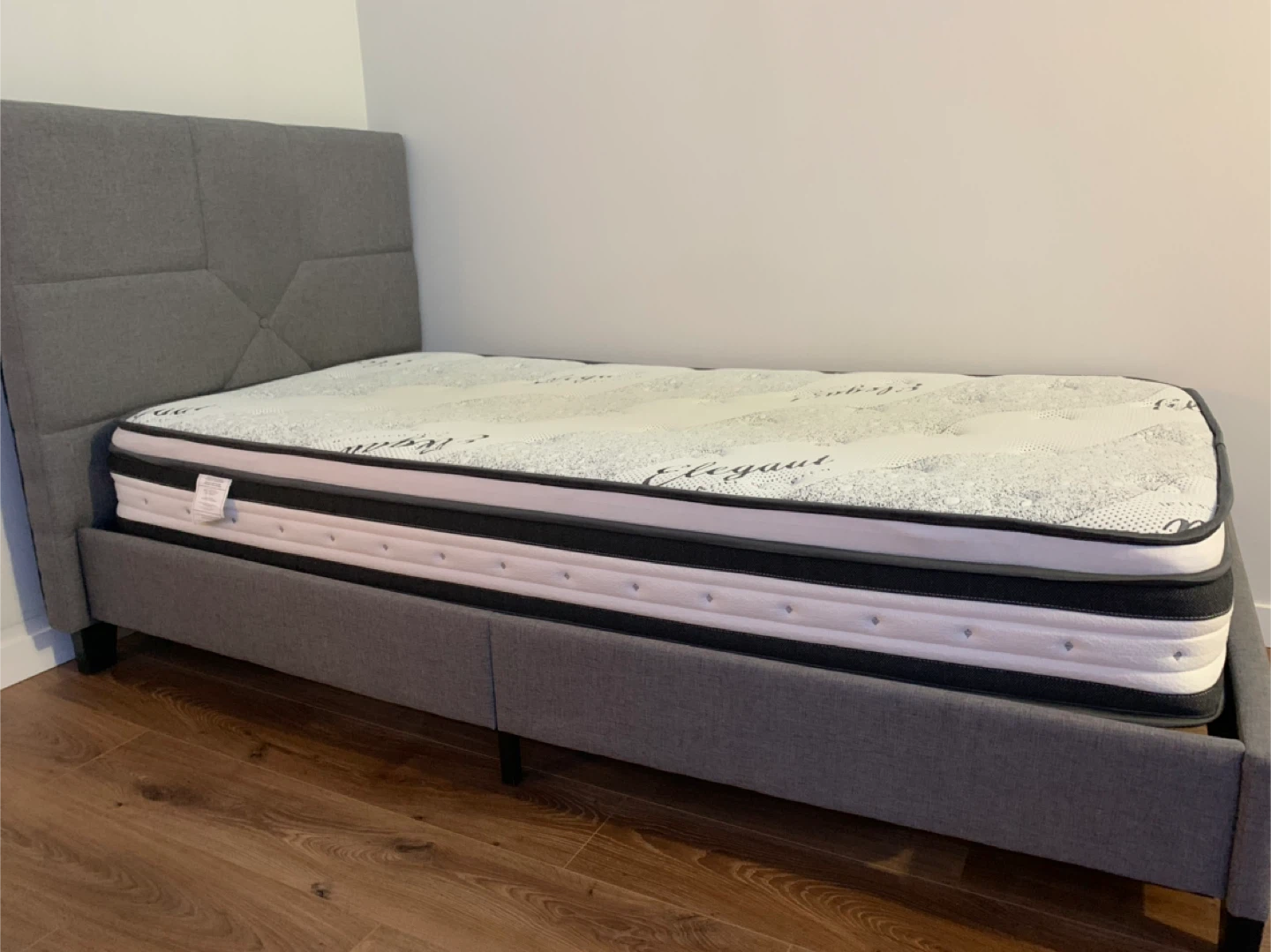 Twin Bed Frame with Mattress - photo 3