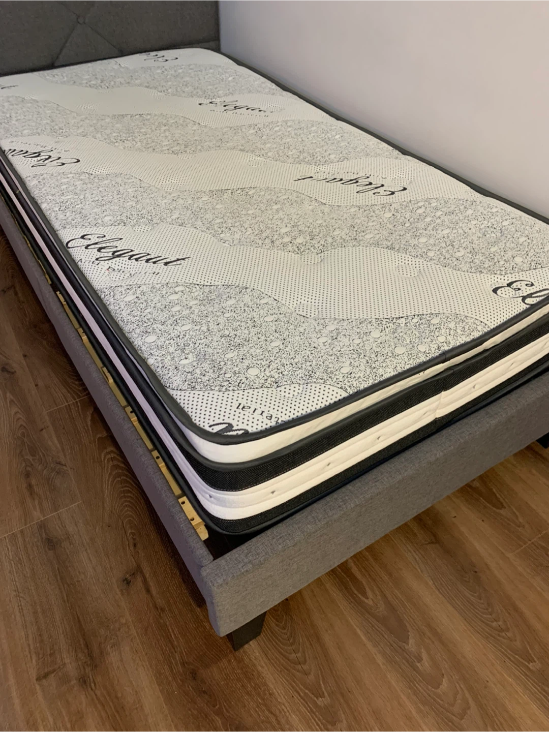 Twin Bed Frame with Mattress - photo 4