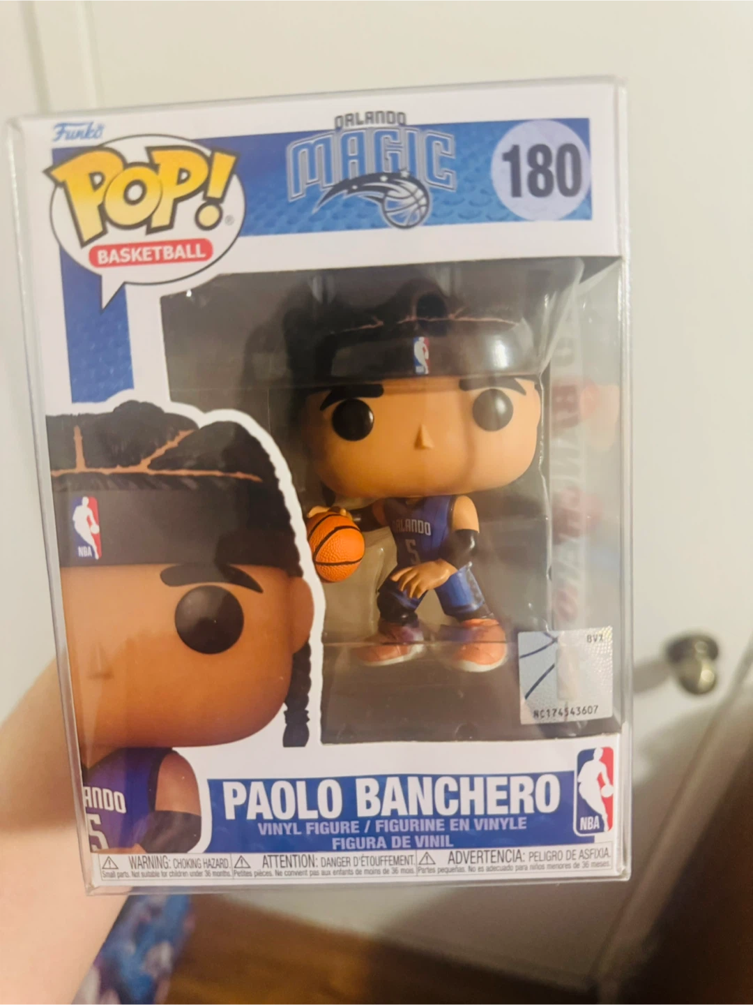 Funko Pop! Paolo Banchero Orlando Magic #180 Vinyl Figure