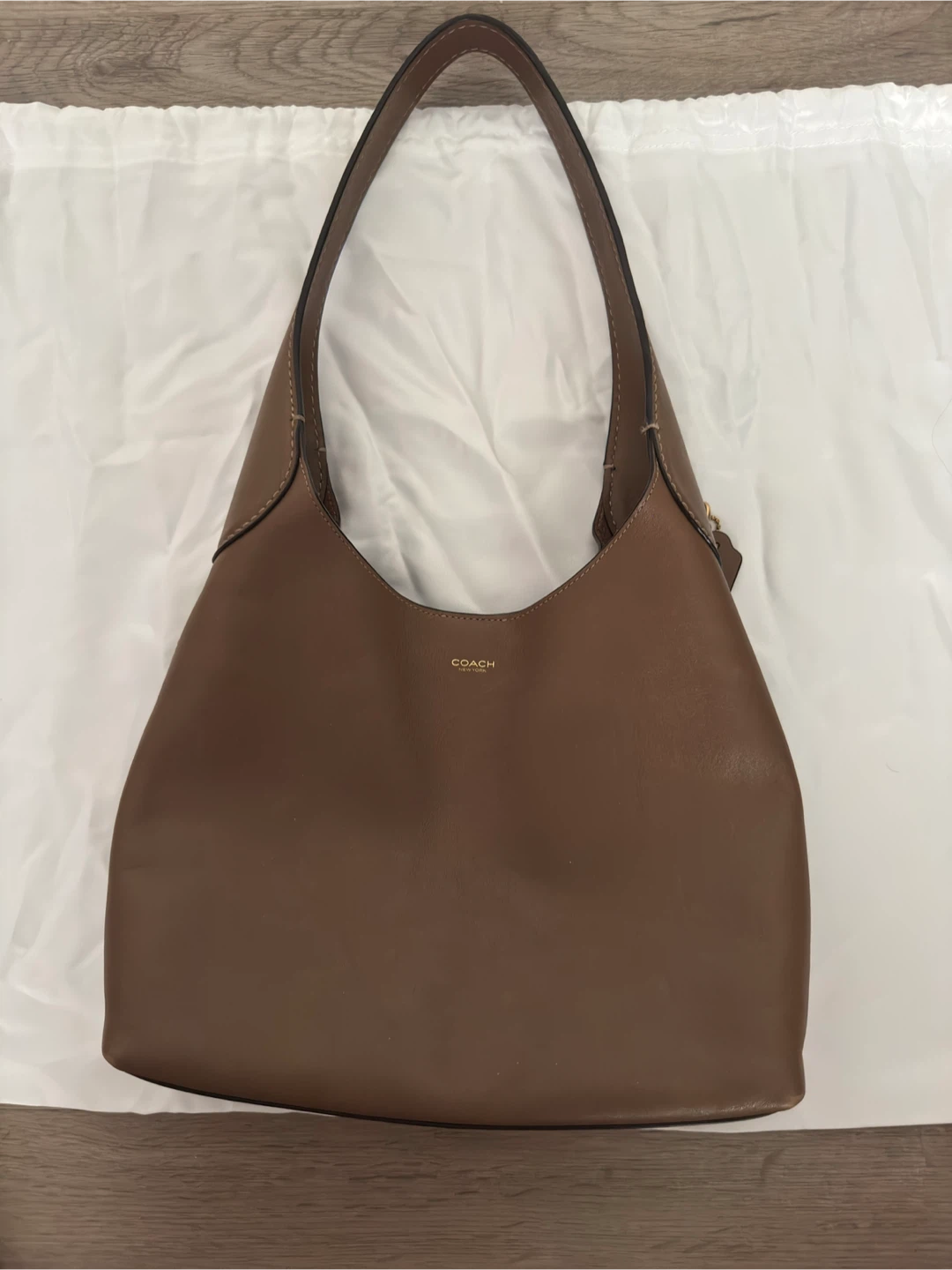 Coach Brooklyn Shoulder Bag 28, brass/dark stone