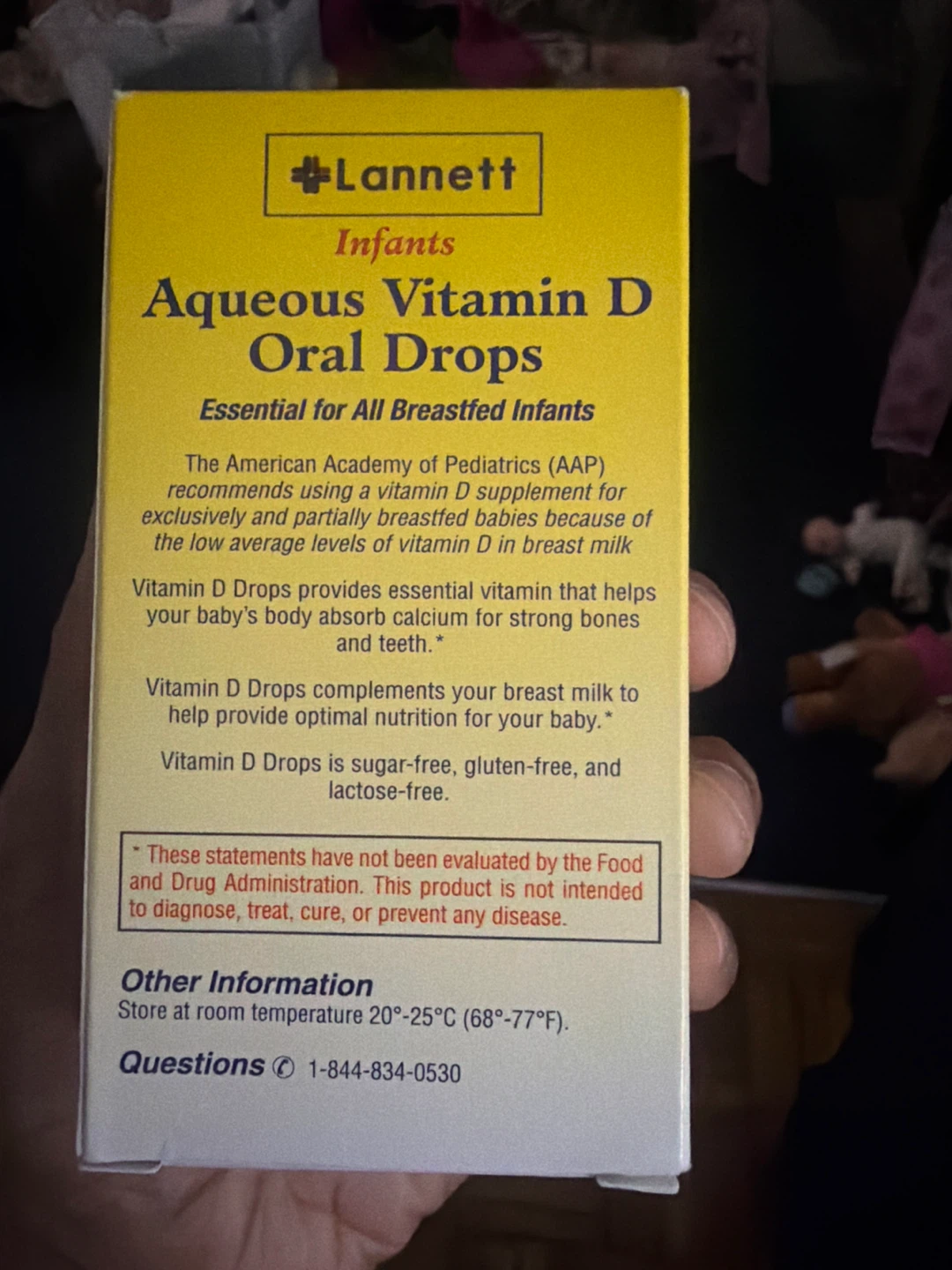 Lannett Infants Aqueous Vitamin D Oral Drops, 50 mL - photo 3
