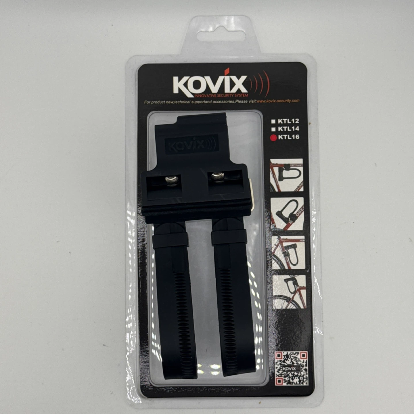 KOVIX Black U-Lock Holder