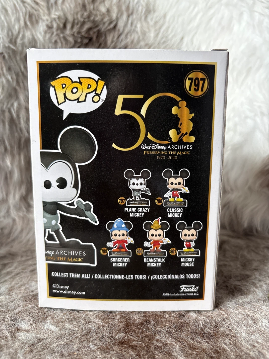 Funko Pop! Plane Crazy Mickey #797 - 50 Years Celebration - photo 3