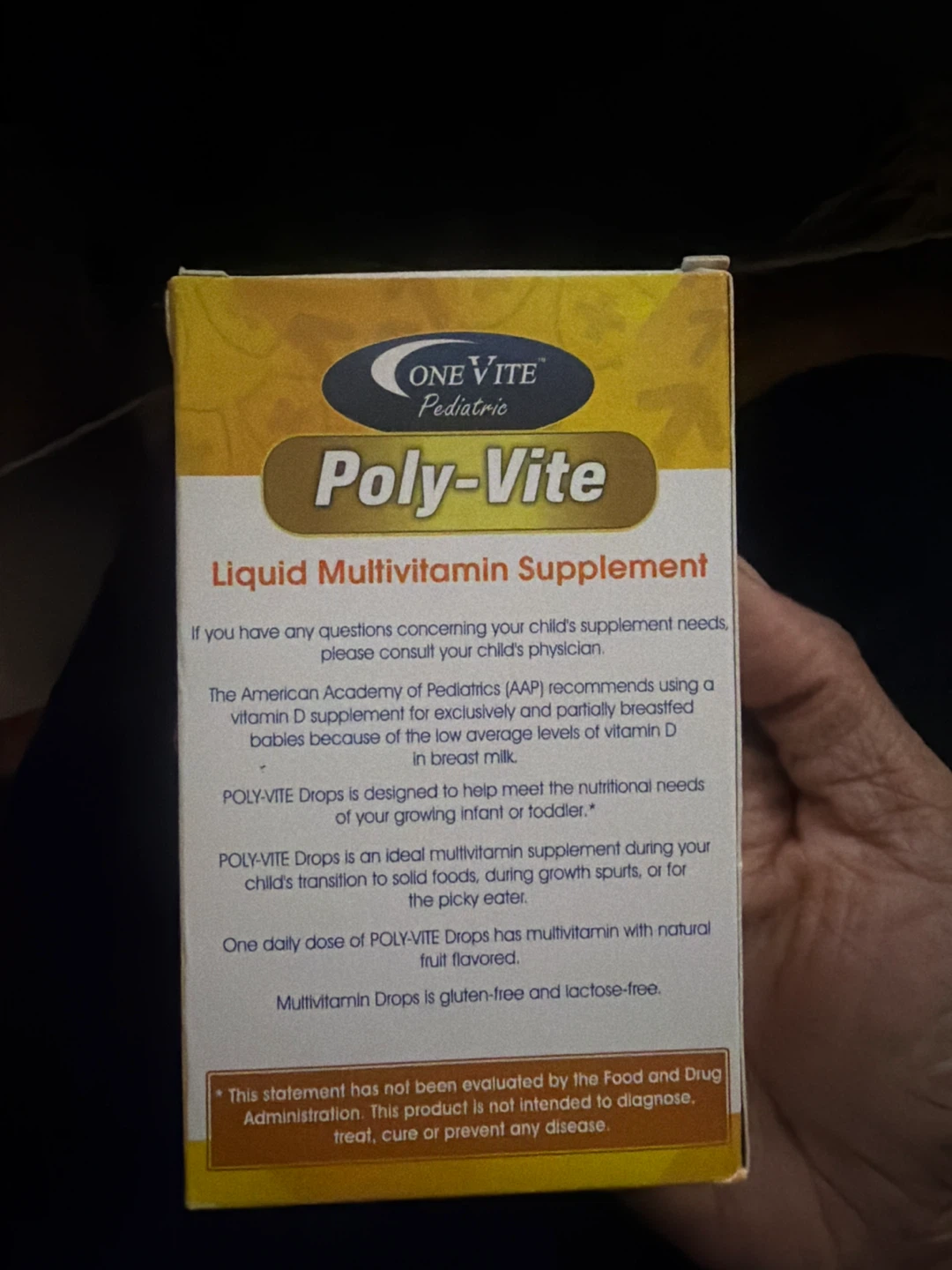 Poly-Vite Halal Multivitamin Drops - Fruit Flavor (50ml) - photo 2