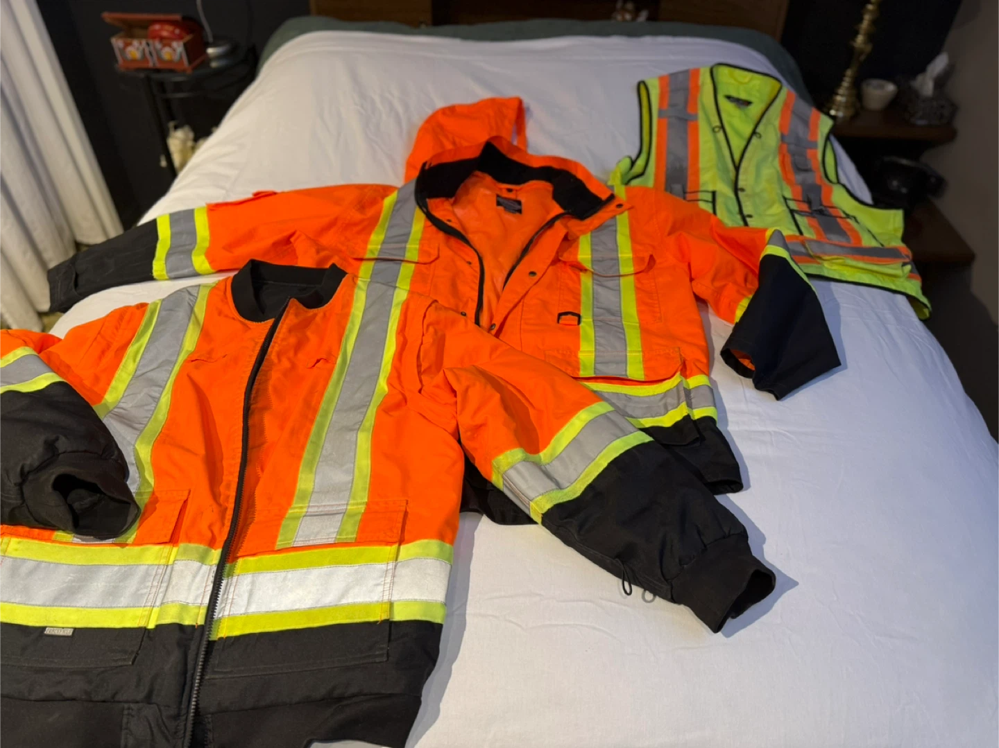 High-Visibility Workwear Set - Orange Jacket & Vest - photo 2