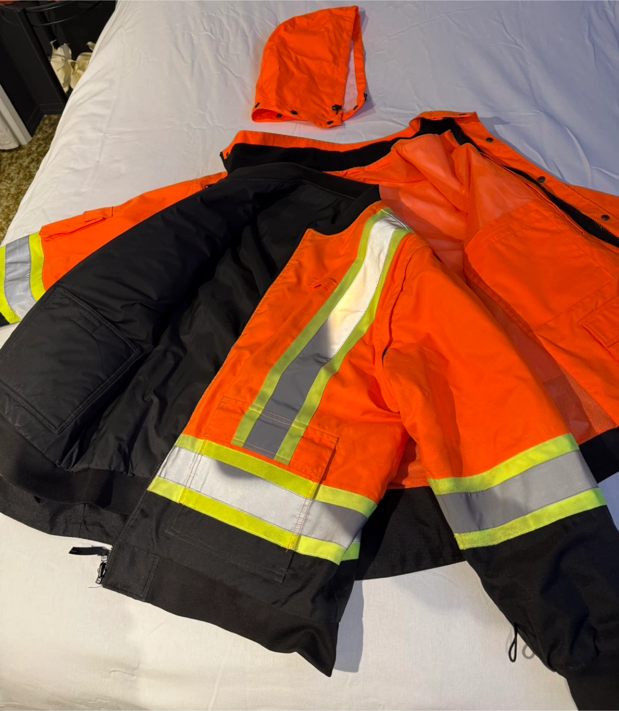 High-Visibility Workwear Set - Orange Jacket & Vest - photo 4