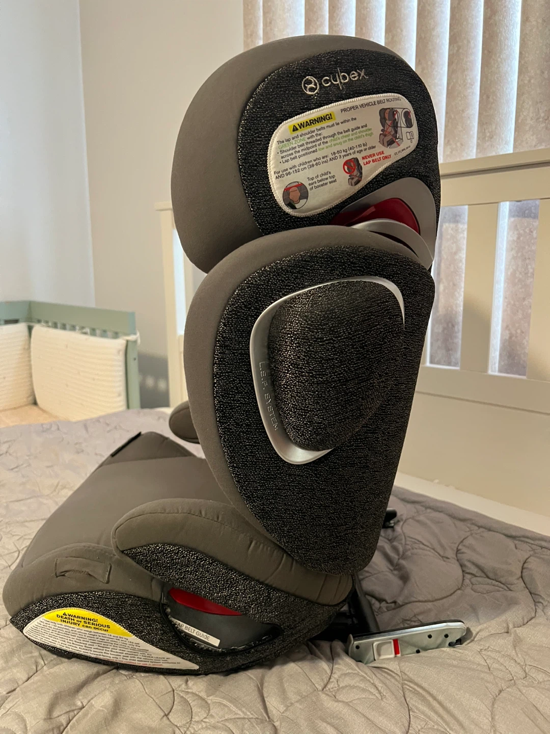 Cybex Solution Z-Fix US Child Car Seat - Manhattan Grey - photo 2