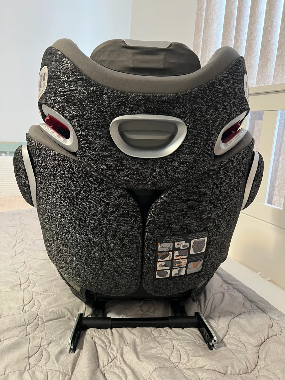Cybex Solution Z-Fix US Child Car Seat - Manhattan Grey - photo 3