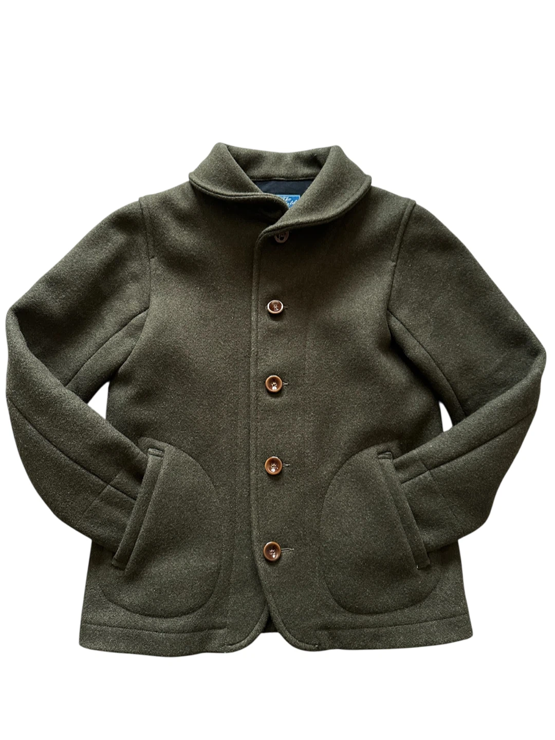 The Strike Gold Wool Shawl Collar Jacket Made in Japan - photo 2