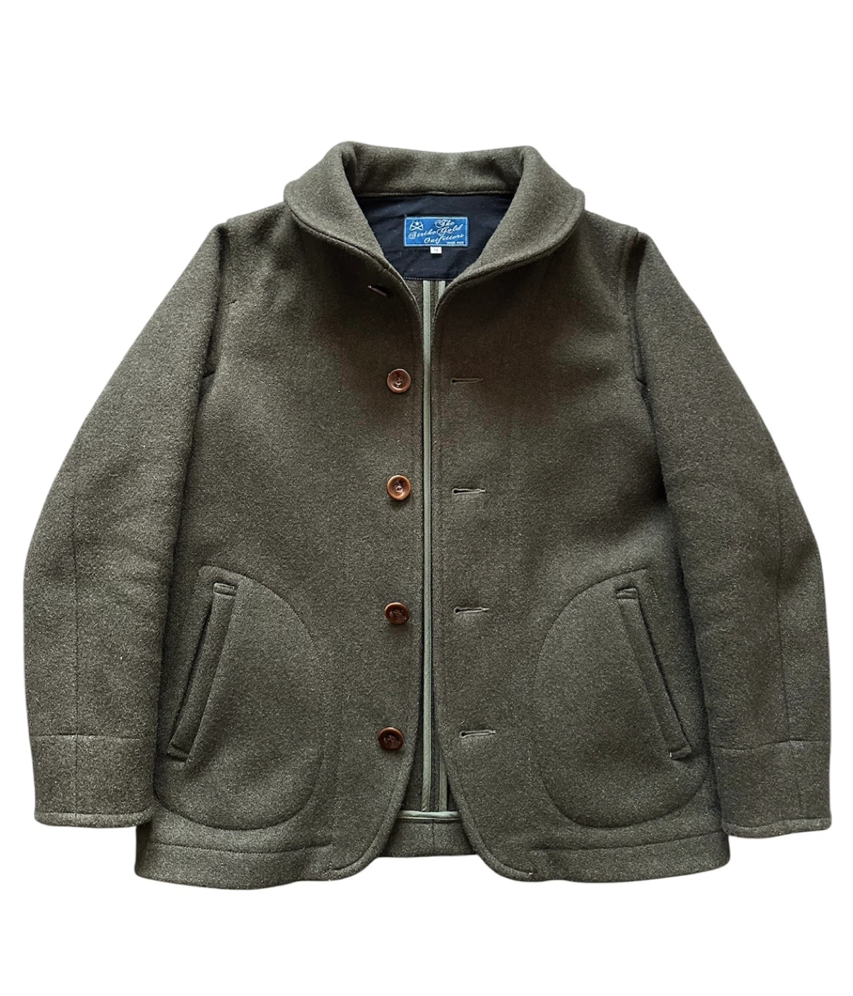The Strike Gold Wool Shawl Collar Jacket Made in Japan