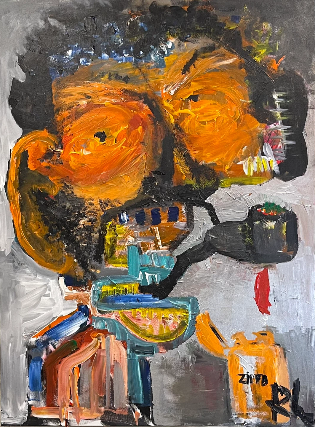 Abstract Portrait Painting