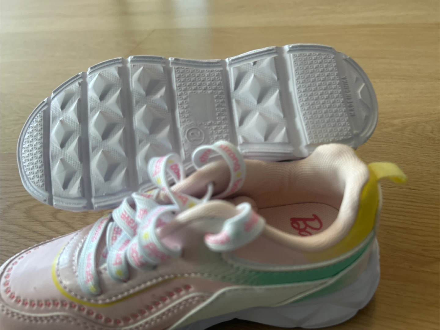 Barbie Pink Kids Sneakers Size 12