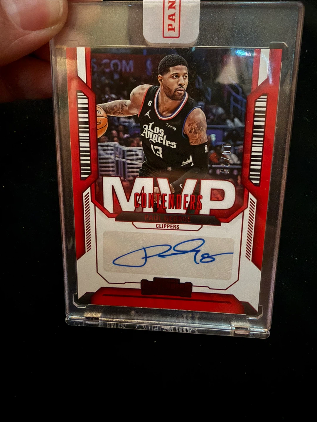 2023-24 Panini Contenders Paul George Autograph Basketball Card