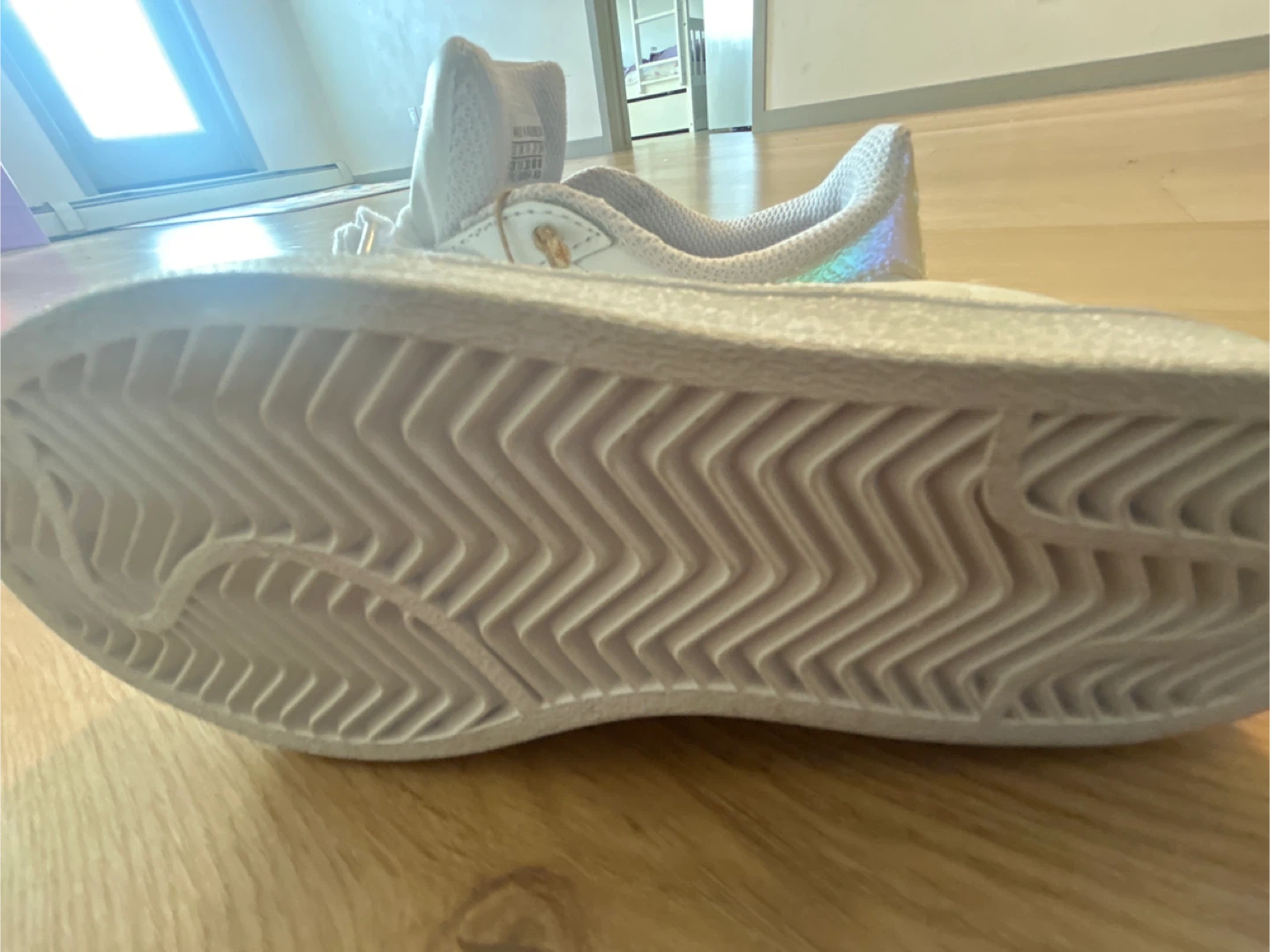 Adidas Superstar Toddler Shoes White Iridescent - photo 3