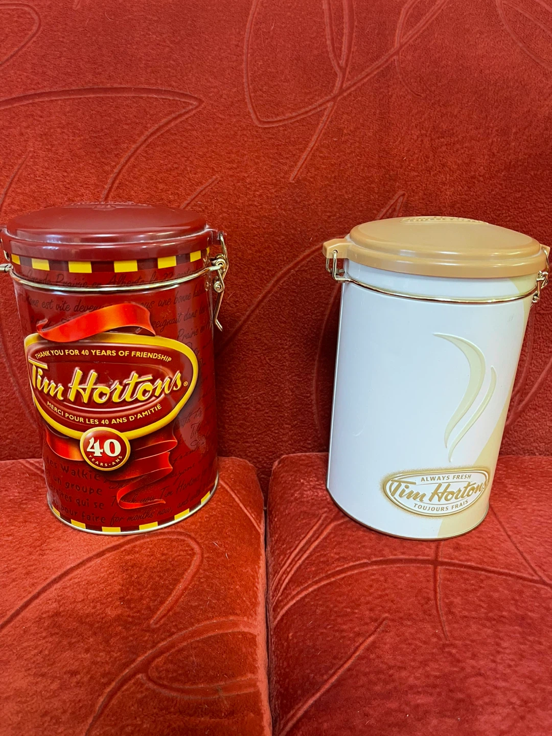 Tim Hortons Tins (Set of 2)