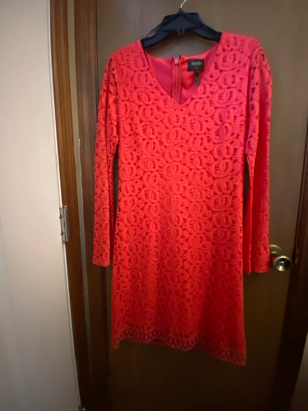 Laundry by Shelli Segal Lace Sheath Dress - Red