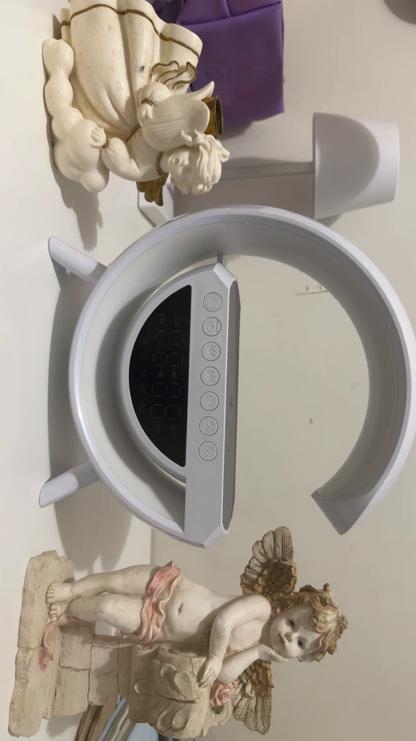 BT-3401 LED Wireless Charging Speaker with Clock - photo 2