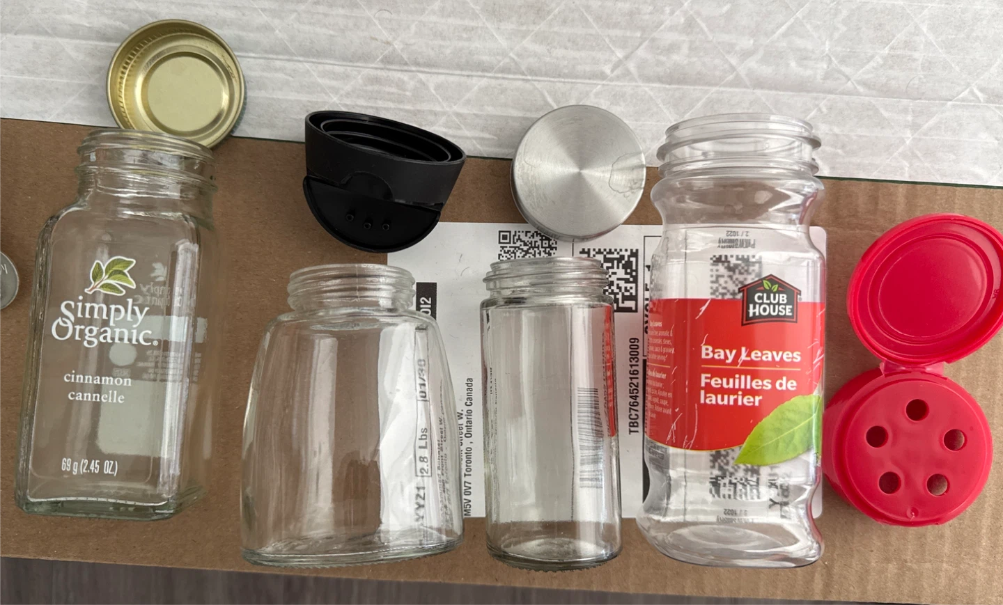 Spice Jars assortment