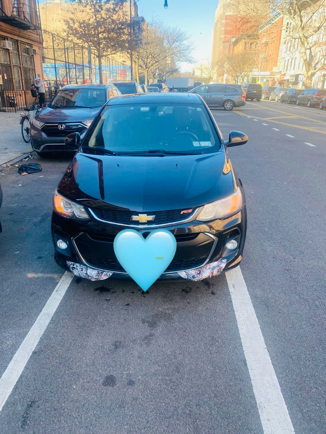 Black Chevrolet Sonic RS