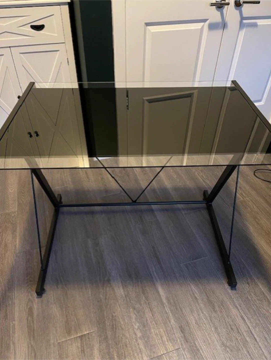 Glass Top Desk - photo 2
