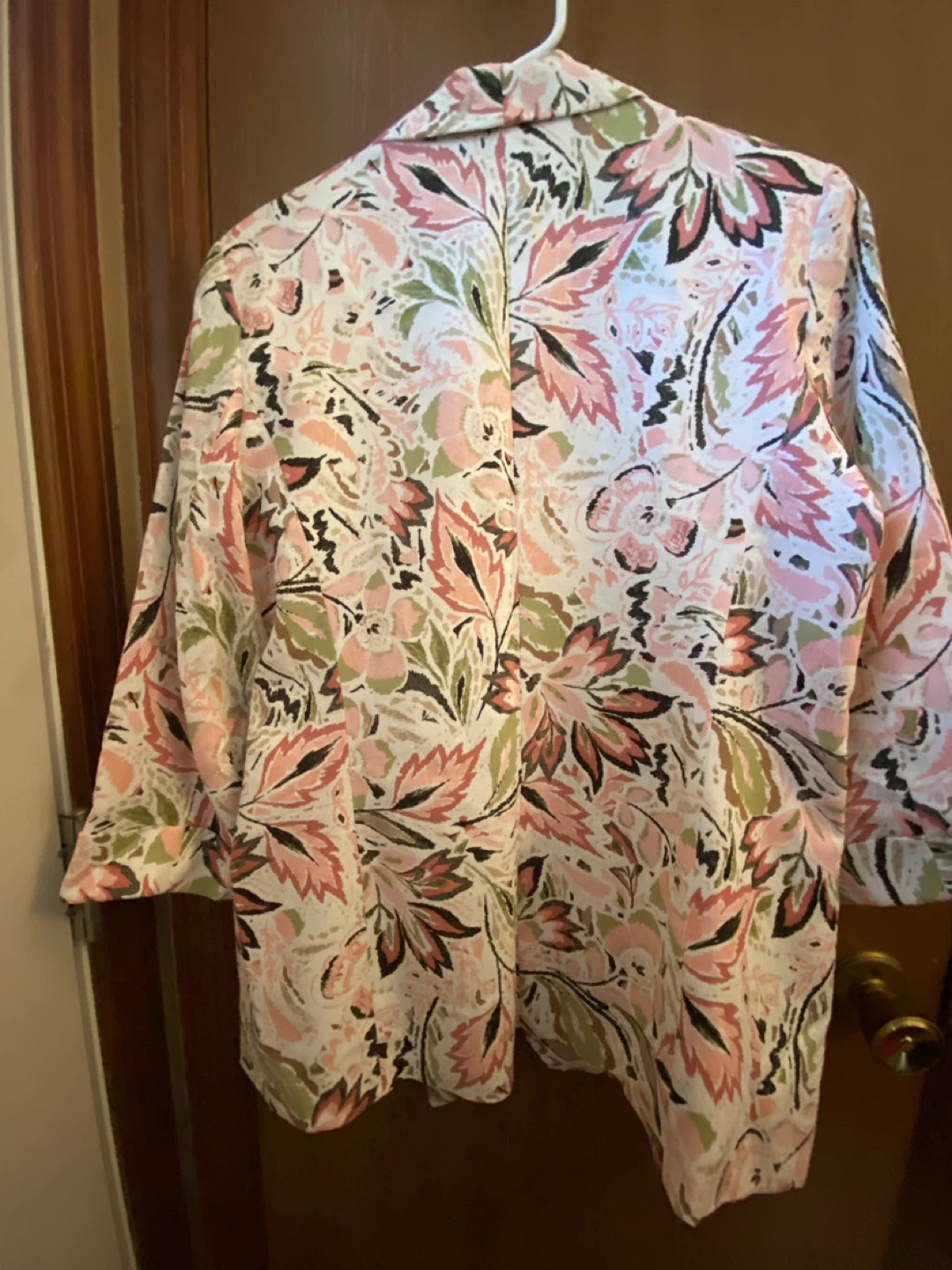 Anne Klein Floral Blazer with Belt - photo 2