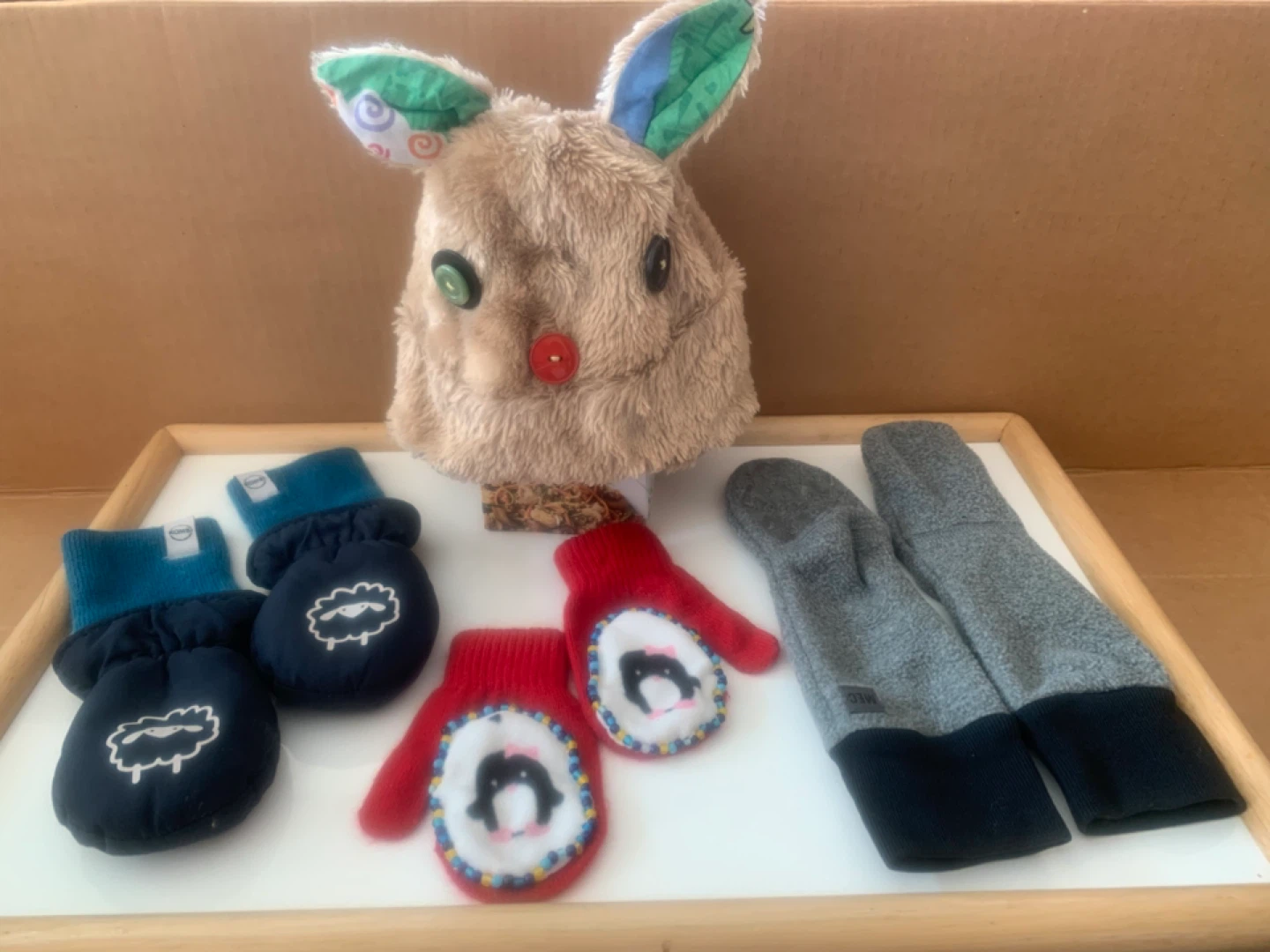 Kids Winter Mittens, Hat and Socks - MEC and Kombi