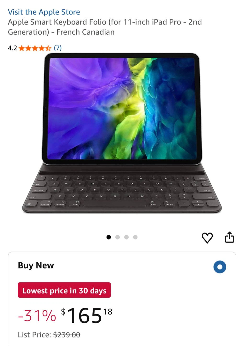 Apple Folio keyboard 11inch - photo 4