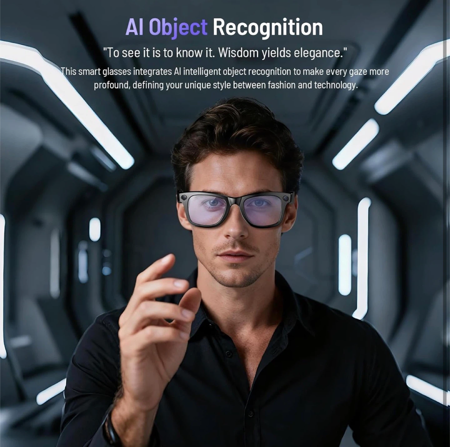 AI smart glasses with camera - photo 5