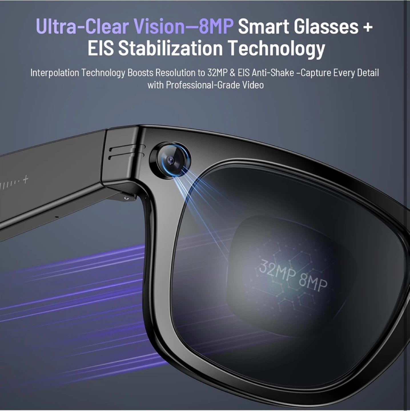 AI smart glasses with camera - photo 2
