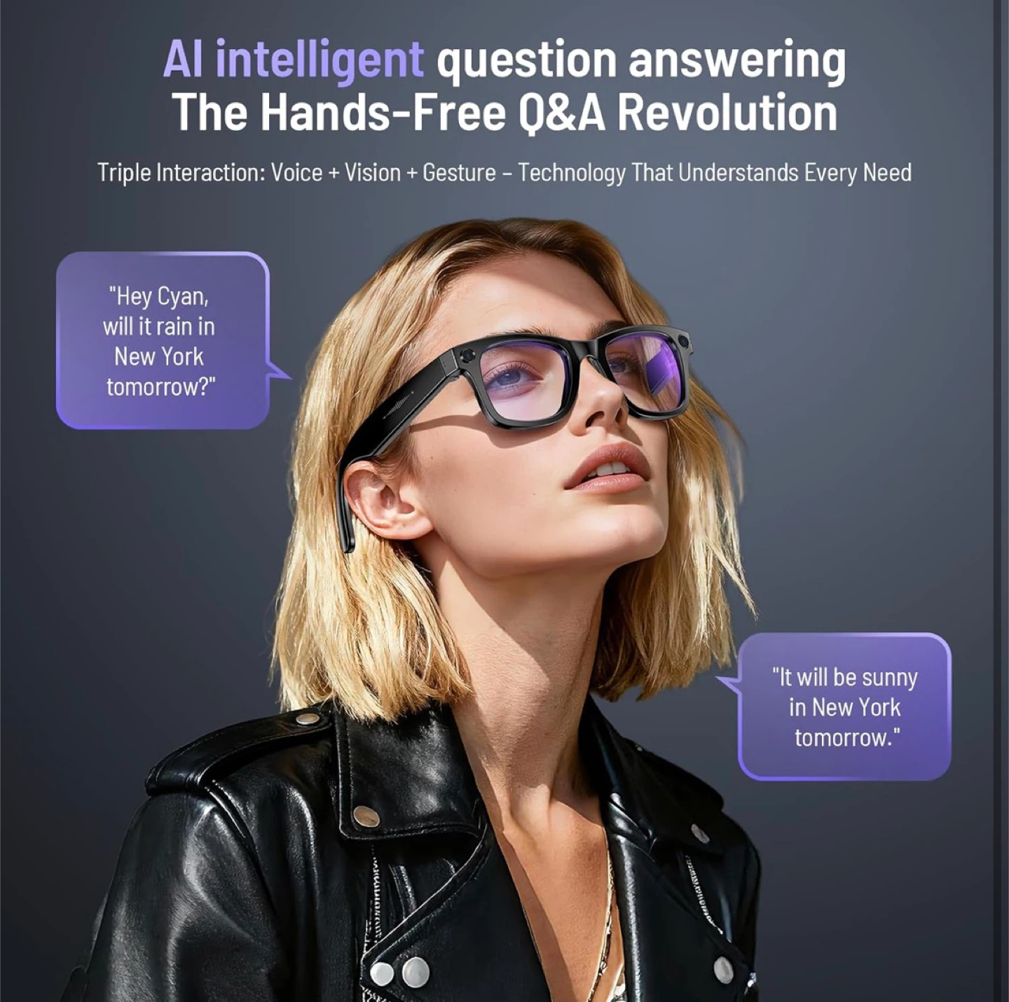 AI smart glasses with camera - photo 3