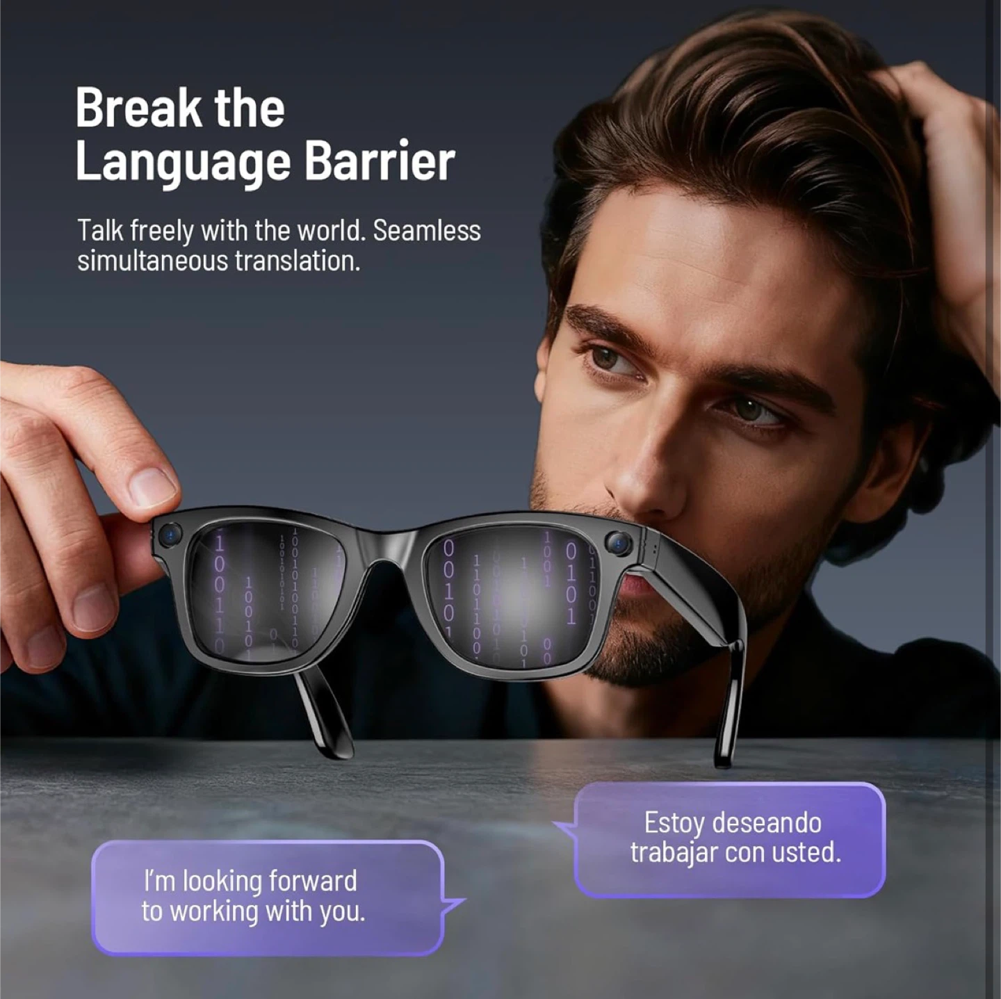 AI smart glasses with camera - photo 4