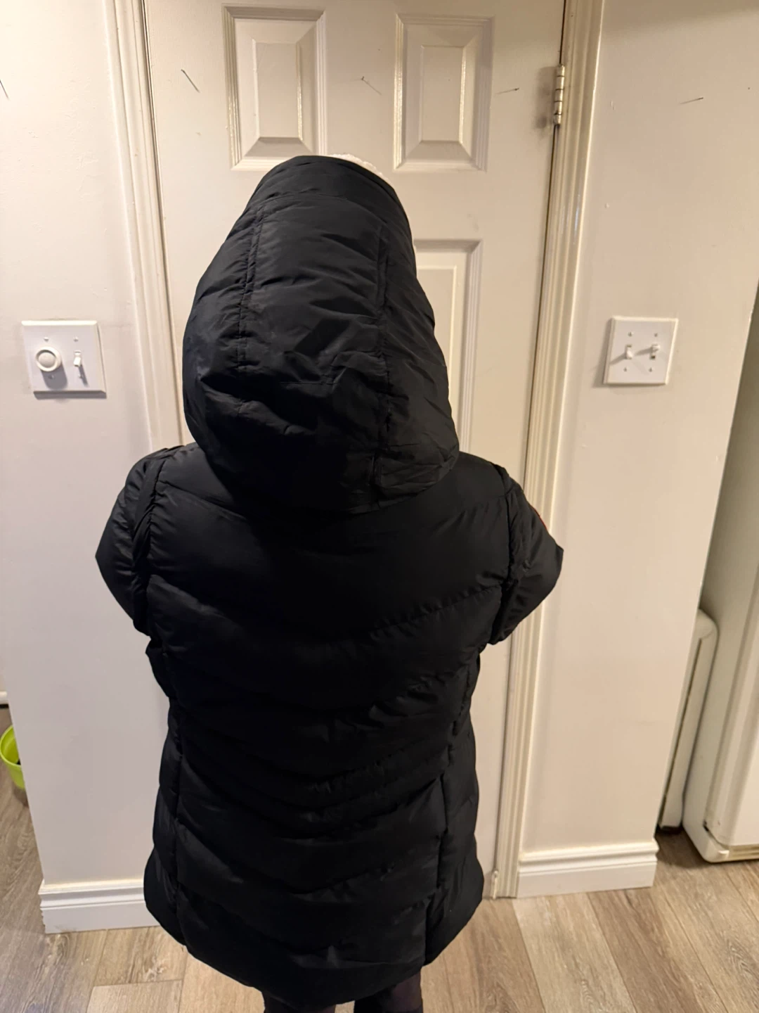 New Black Puffer Jacket with Sherpa Lining - photo 5