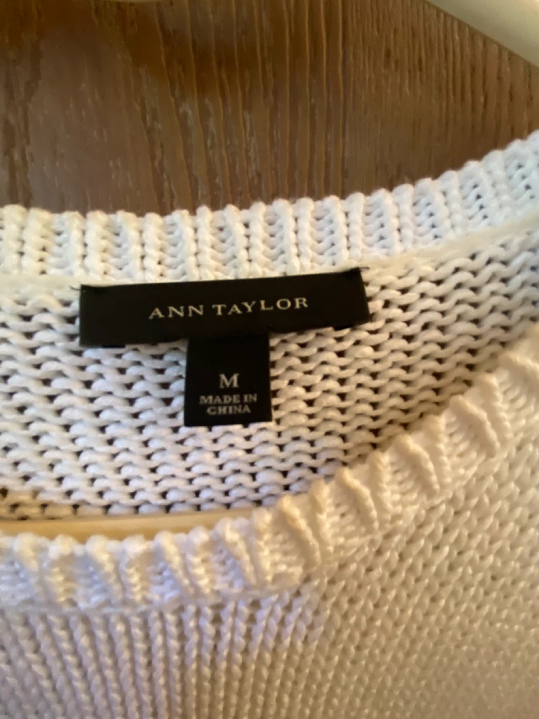 Ann Taylor White Anchor Knit Sweater Size M - photo 2