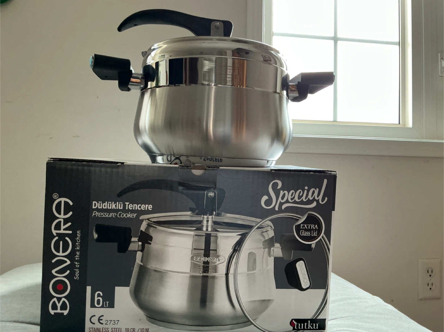 Bonera Pressure Cooker 6L Stainless Steel - photo 3