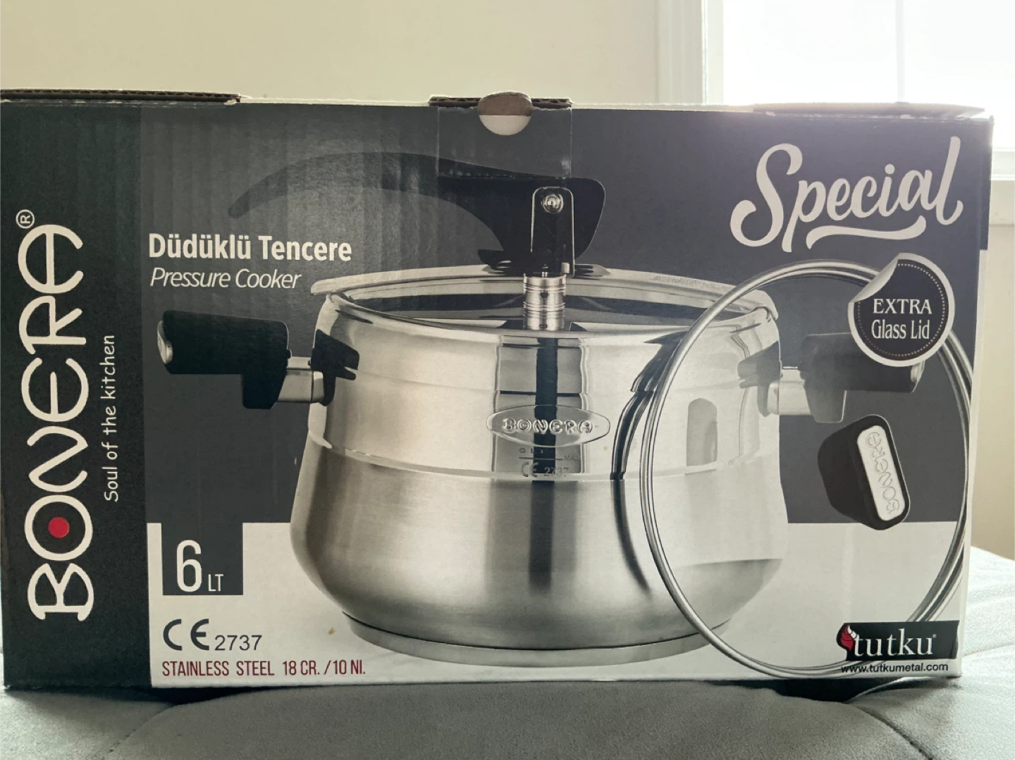 Bonera Pressure Cooker 6L Stainless Steel - photo 5