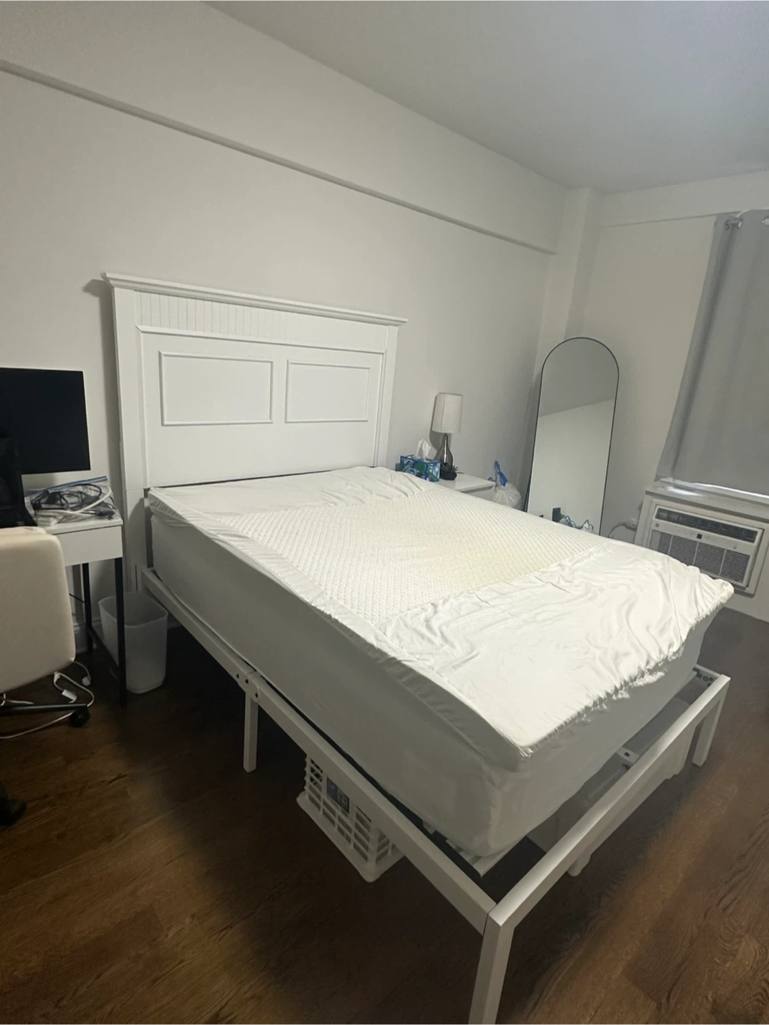 White Full Size Bed Frame