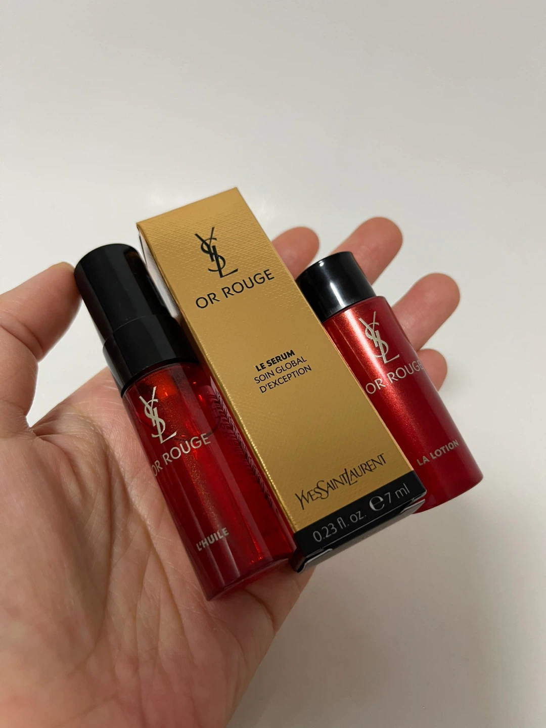 Yves Saint Laurent Or Rouge Le Serum & Huile & Lotion Set