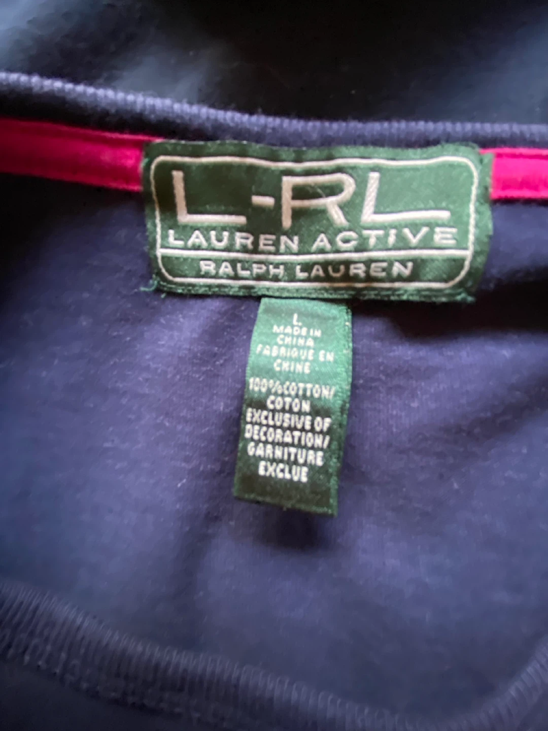 Ralph Lauren L-RL Active Long Sleeve Shirt Size L - photo 2