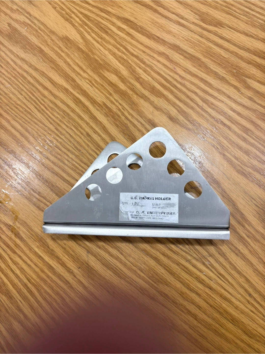 Stainless Steel Napkin Holder - photo 3